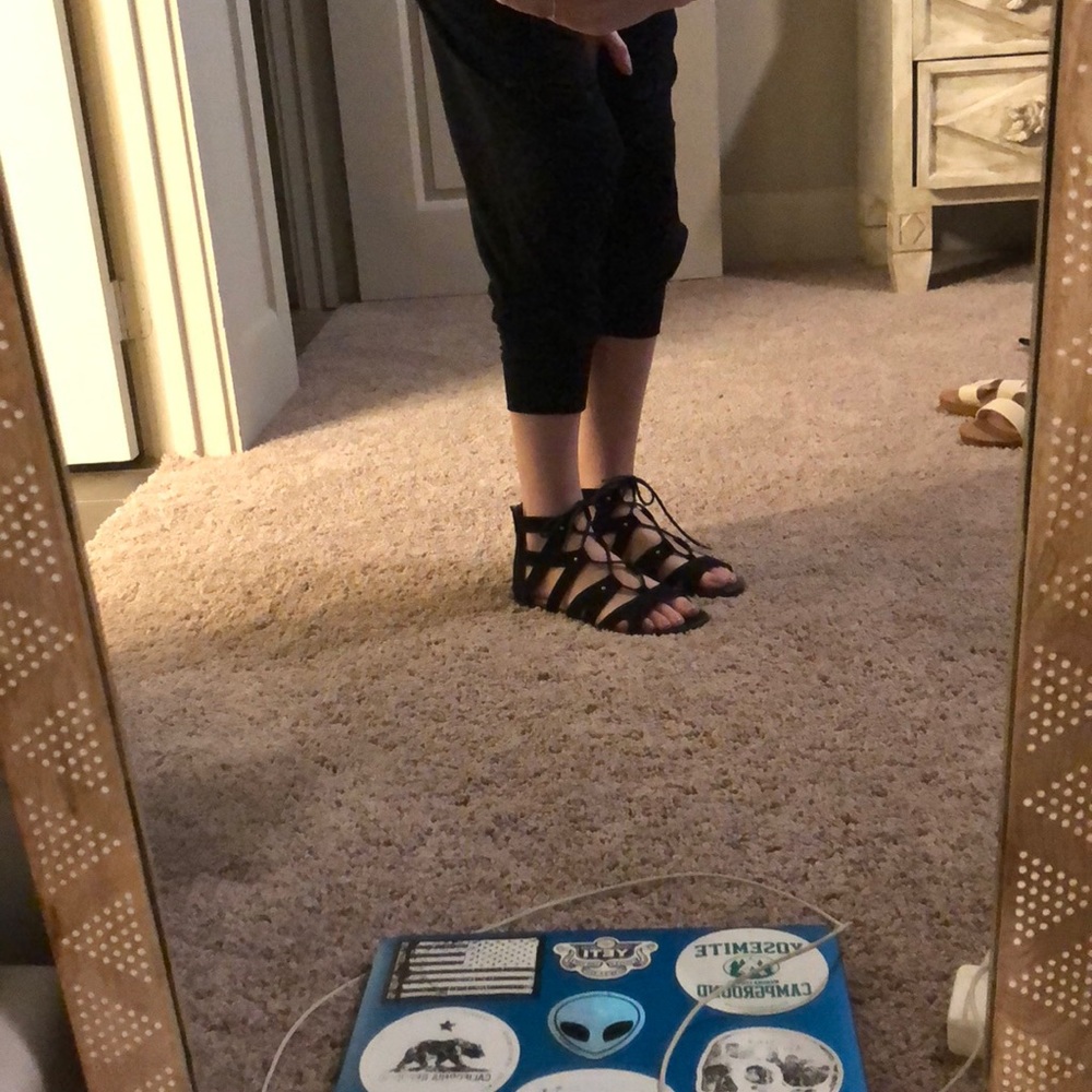 Black sandals